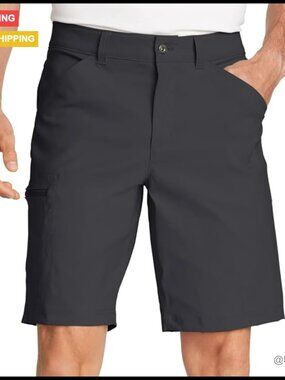 UPF 50+ Stretch Tech Shorts with Moisture-Shedding Finish